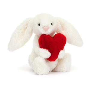 Jellycat Bashful Red Love Heart Bunny