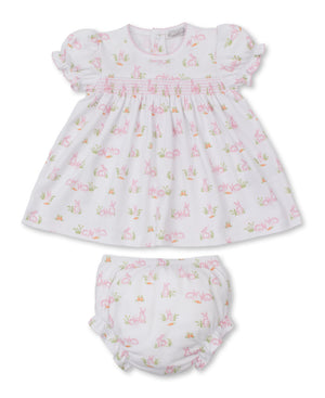 Kissy Kissy Baby Bunny Patch Dress Set