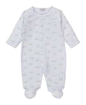 Kissy Kissy Beary Besties Footie Blue