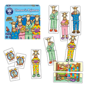 Orchard Toys Mini Games Llamas in Pyjamas