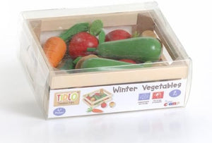 Tidlo Winter Vegetables Wooden Crate