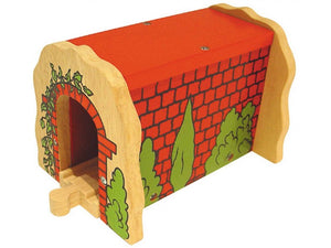 BigJigs Wooden Railway Red Brick Tunnel