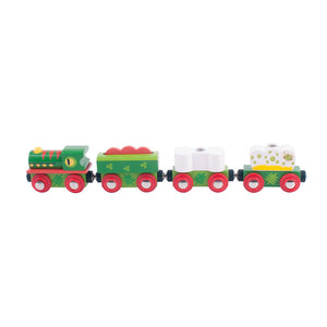 BigJigs Dinosaur Railway Engine and Carriages