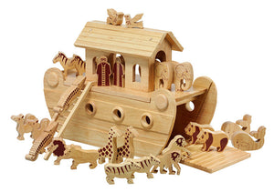 Lanka Kade Delux Natural Wood Noah's Ark