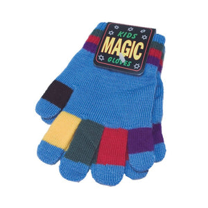 Magic Gloves Multi Coloured-Blue