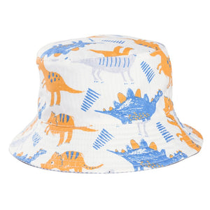 Dinosaur Print Bucket Sun Hat