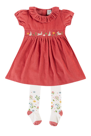 Frugi Amilie Party Outfit Rosehip