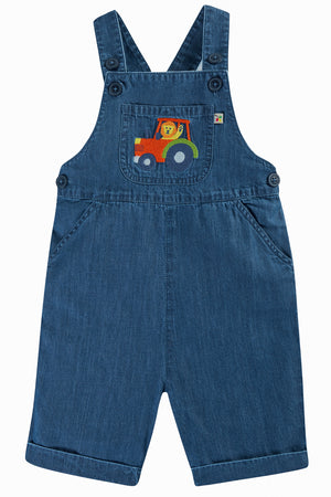 Frugi Carnkie Chambray Dungarees Tractor