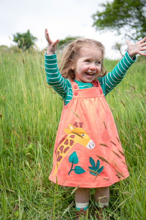 Frugi Paige Pinafore Dress Outfit