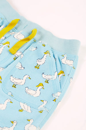 Frugi Aiden Printed Shorts Slish Splash Ducks
