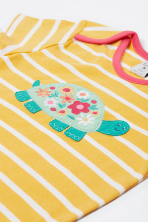 Frugi Bobster T-Shirt Breton Bumblebee