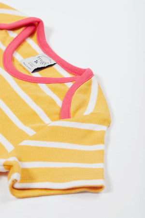 Frugi Bobster T-Shirt Breton Bumblebee