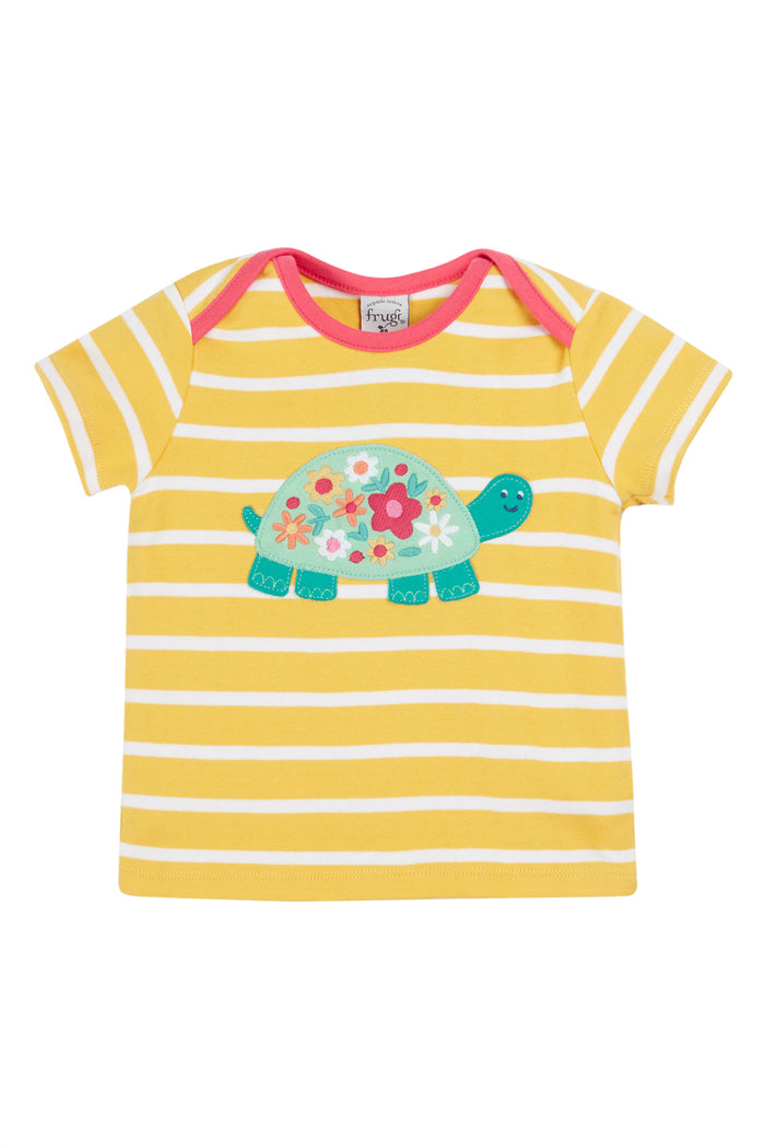 Frugi Bobster T-Shirt Breton Bumblebee