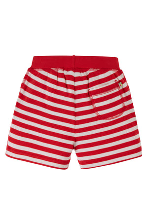 Frugi Ellis Shorts True Red Stripe