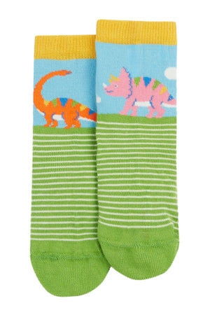 Frugi Little Socks Dino Multipack