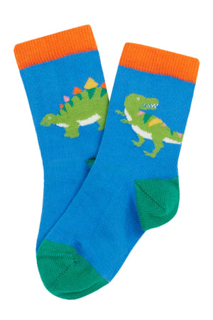 Frugi Little Socks Dino Multipack