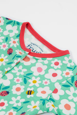 Frugi Lovely Babygrow Busy Bugs