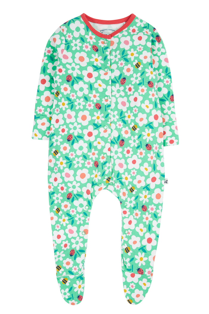 Frugi Lovely Babygrow Busy Bugs