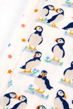 Frugi Lovely 2 Pack Muslin Puffin Pals