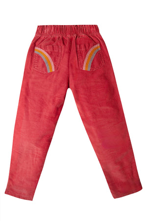 Frugi Paperbag Cord Trousers Rosehip