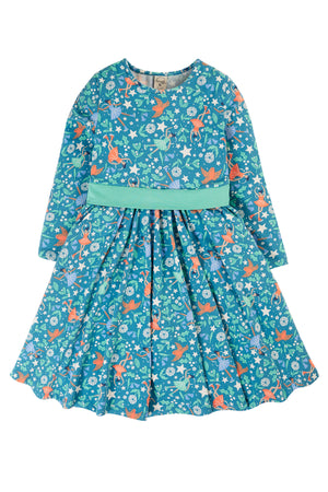 Frugi Party Skater Dress Enchanted Forest