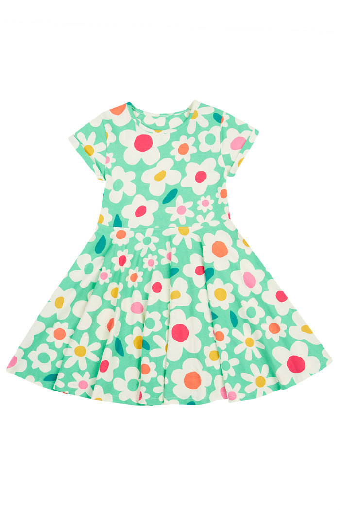 Frugi Spring Skater Dress Daisy Field