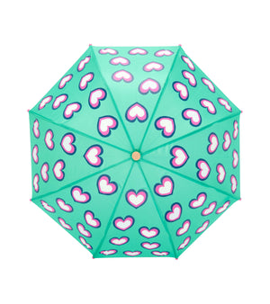 Hatley Umbrella Hearts Colour Change