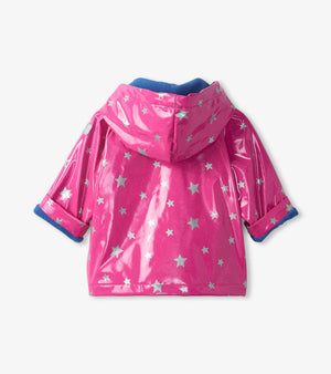 Hatley Infant Raincoat, Glitter Stars
