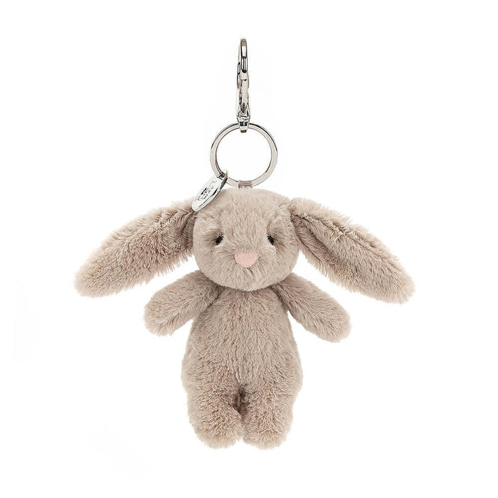 Jellycat Bashful Bunny Bag Charm Beige