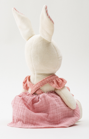Jumini Friends Large Rabbit Pink, Organic Cotton