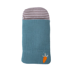 Jumini Friends Tiny Blue Rabbit in Sleeping Bag