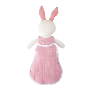Jumini Friends Tiny Pink Rabbit in Sleeping Bag