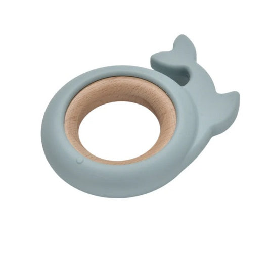Jumini Baby Teething Ring Whale