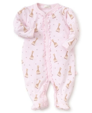 Kissy Kissy Sophie Giraffe Footie pink