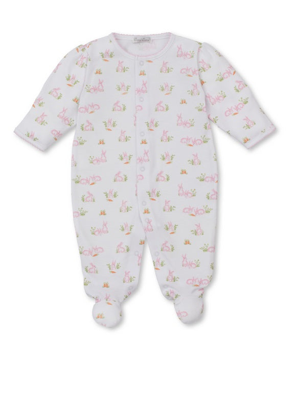 Kissy Kissy Baby Bunny Patch Footie Pink