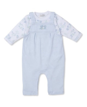 Kissy Kissy Forest Fun Dungarees Set Blue