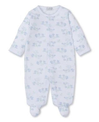 Kissy Kissy Forest Fun Footie Blue