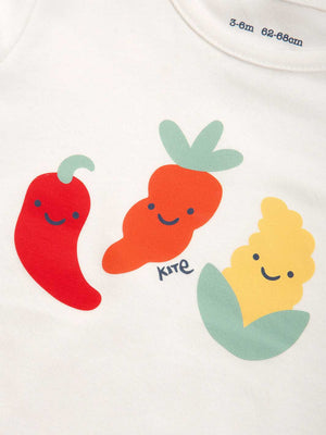 Kite Baby Wonky Veg Bodysuit