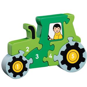 Lanka Kade Fairtrade Number Puzzle 1-5 Tractor