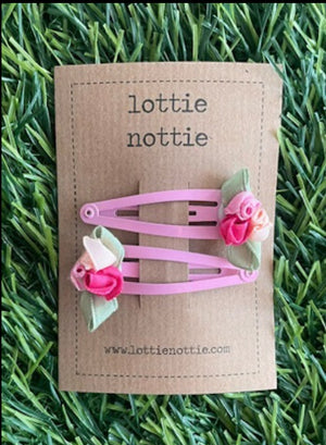 Lottie Nottie Silk Blossom Hair Clips