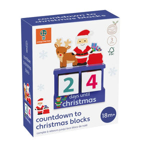 Orange Tree Toys Christmas Count Down Blocks