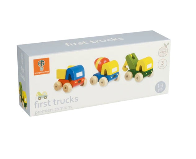 Orange Tree Toys First Trucks Set of Three