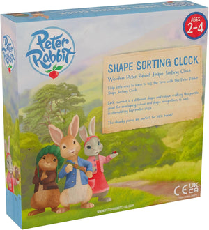 Orange Tree Toys Peter Rabbit Shape Sorting Clock