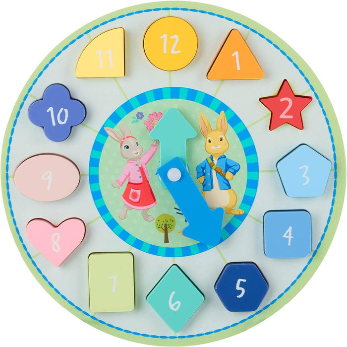 Orange Tree Toys Peter Rabbit Shape Sorting Clock