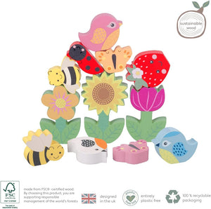 Orange Tree Toys Stacking Spring Garden