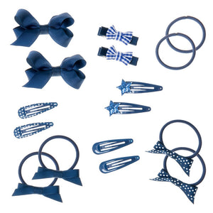 Rockahula My School Hair Set Navy Blue