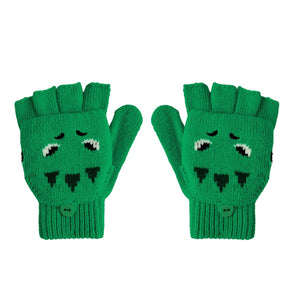 Rockahula T Rex Knitted Gloves