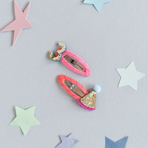 Rockahula Birthday Hair Clips Set