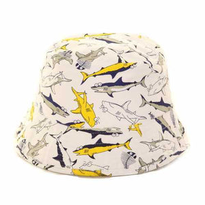 Shark Print Bush hat Sun Hat