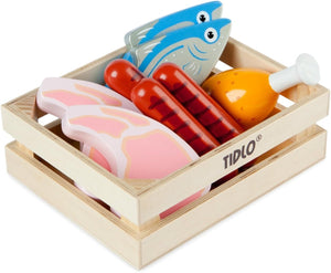 Tidlo Wooden Meat and Fish Crate